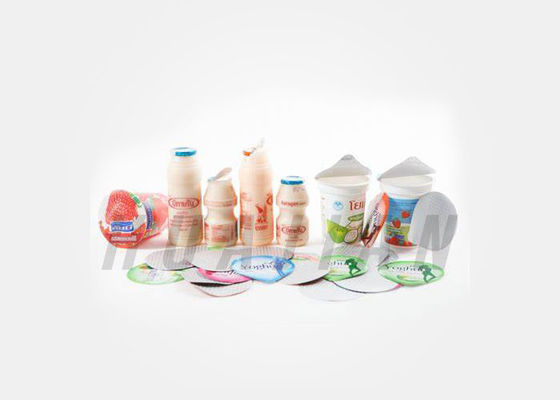 요구르트 커피 주스 물을 위한 스티커를 레테르를 붙이는 76mm 음식은 뚜껑을 받아 넣습니다