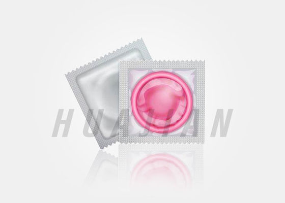 실리콘을 가진 기름을 바른 콘돔 포장 포일