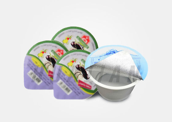 요구르트 컵을 위한 76mm PP 쉬운 Peelable 알루미늄 Lidding 포일
