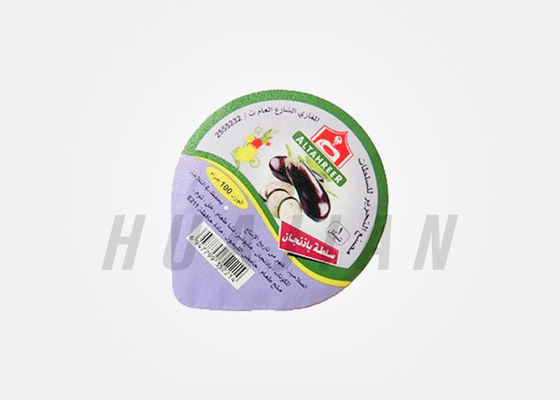 구조 PET AL HSL 또는 소스 뚜껑용 포일을 위한 pET aL PE 봉합으로