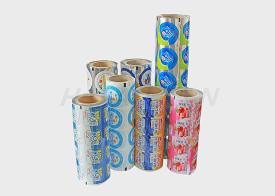 76mm PP 요구르트 컵 PP PS PE PVC를 위한 쉬운 Peelable 알루미늄 Lidding 포일